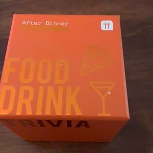 Food Drink Trivia After Dinner from Fab Fit Fun Box (Barely Used)